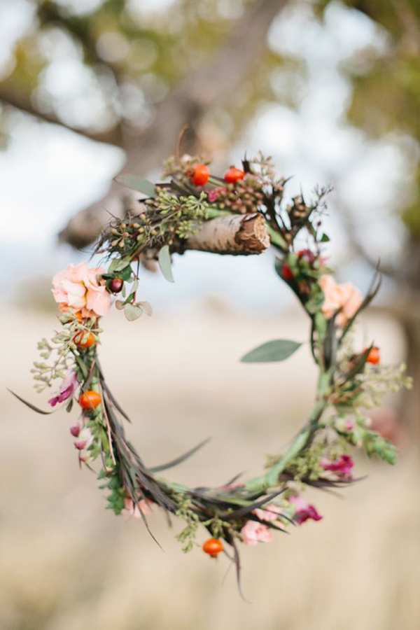 coroncina di fiori matrimonio